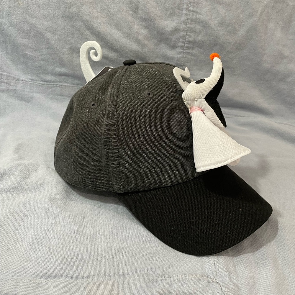 NEW Disney Parks Nightmare Before‎ Christmas Zero The Ghost Dog 3D Hat Black Cap